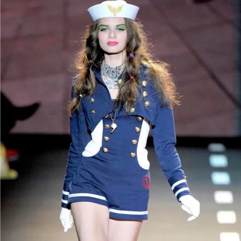 Betsey Johson RTW salior dress size 6 2011 runway!!